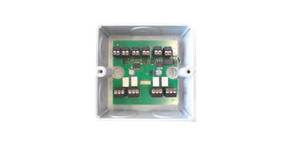 i/o Modul
Steuerplatine mit Anschlussklemmen und Bauteilen