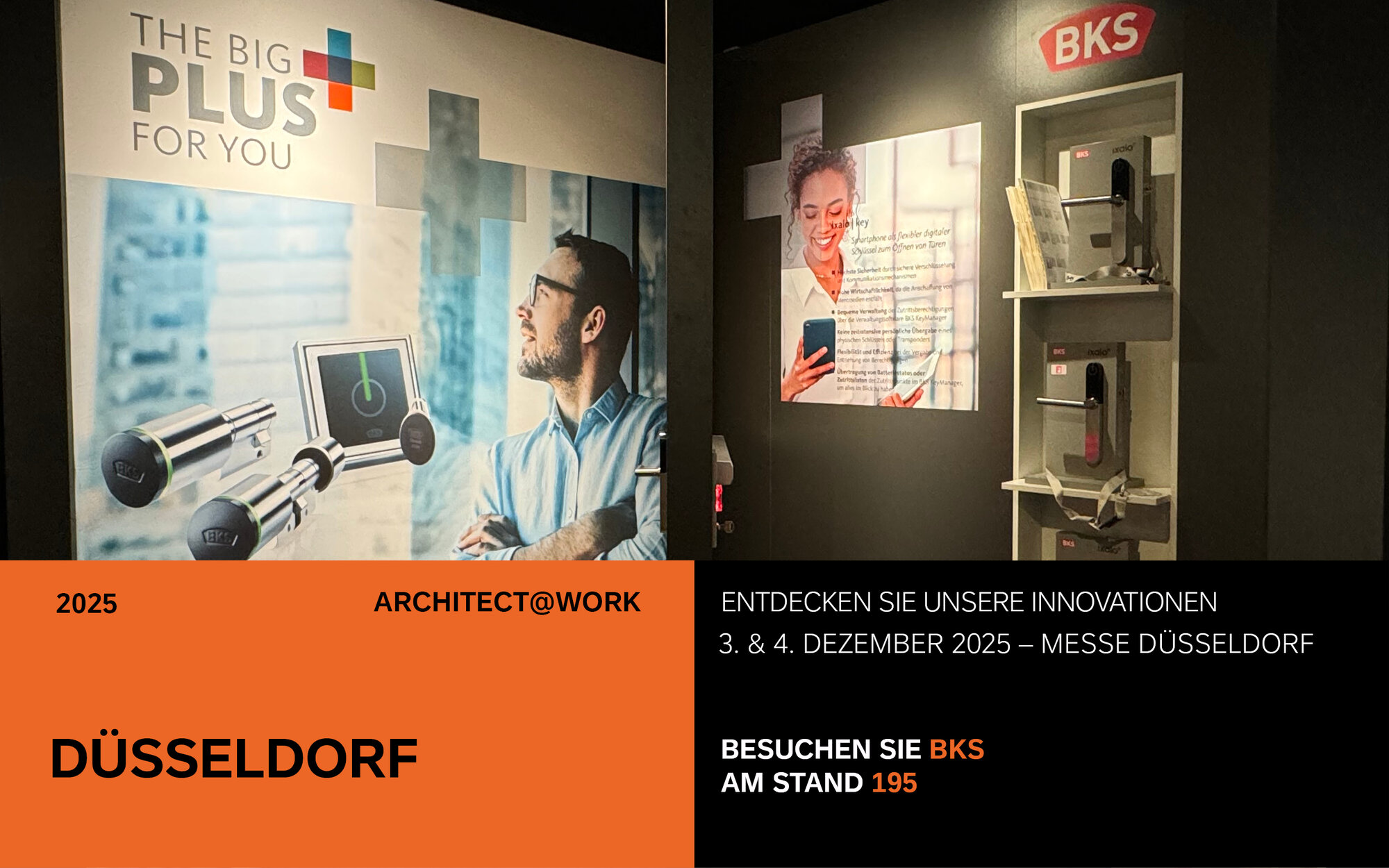 BKS Innovationen auf Architect@Work 2025 in Düsseldorf