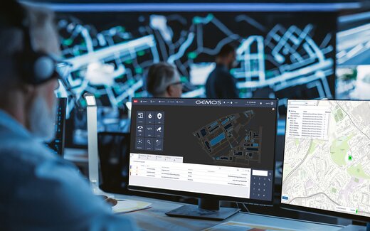Kontrollraum mit GEMOS Software Monitor
