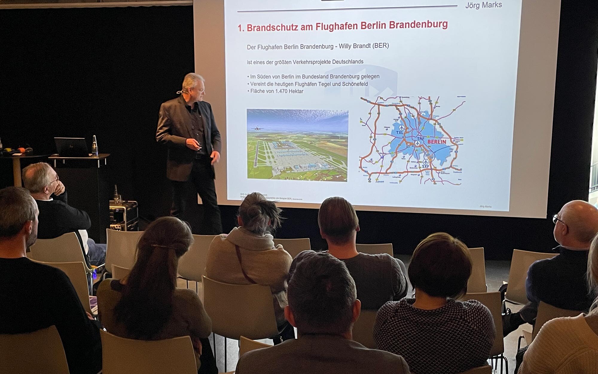 Vortrag Jörg Marks - Brandschutz am Flughafen Berlin Brandenburg