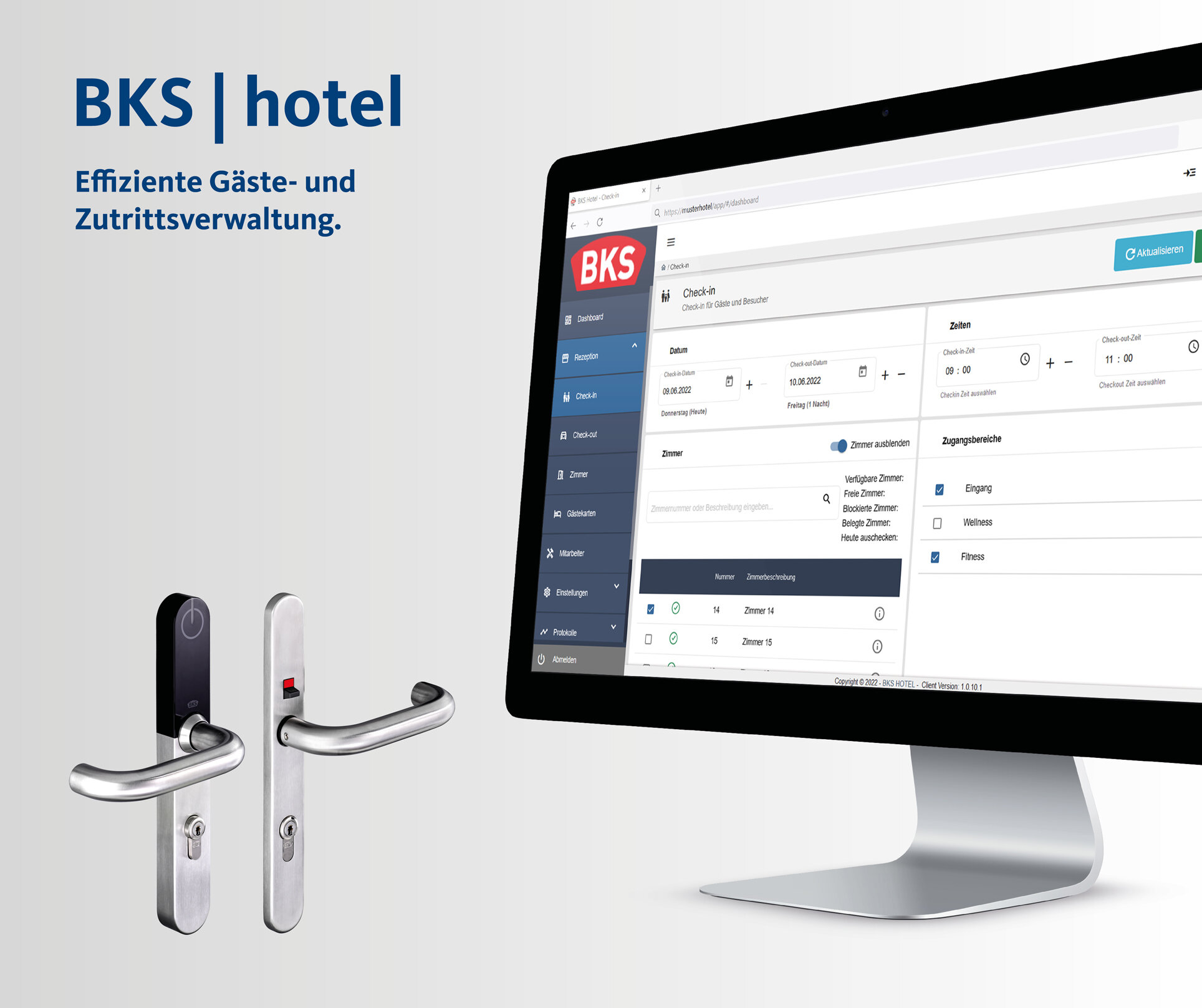 BKS|hotel Zutritts- und Gästeverwaltungssystem