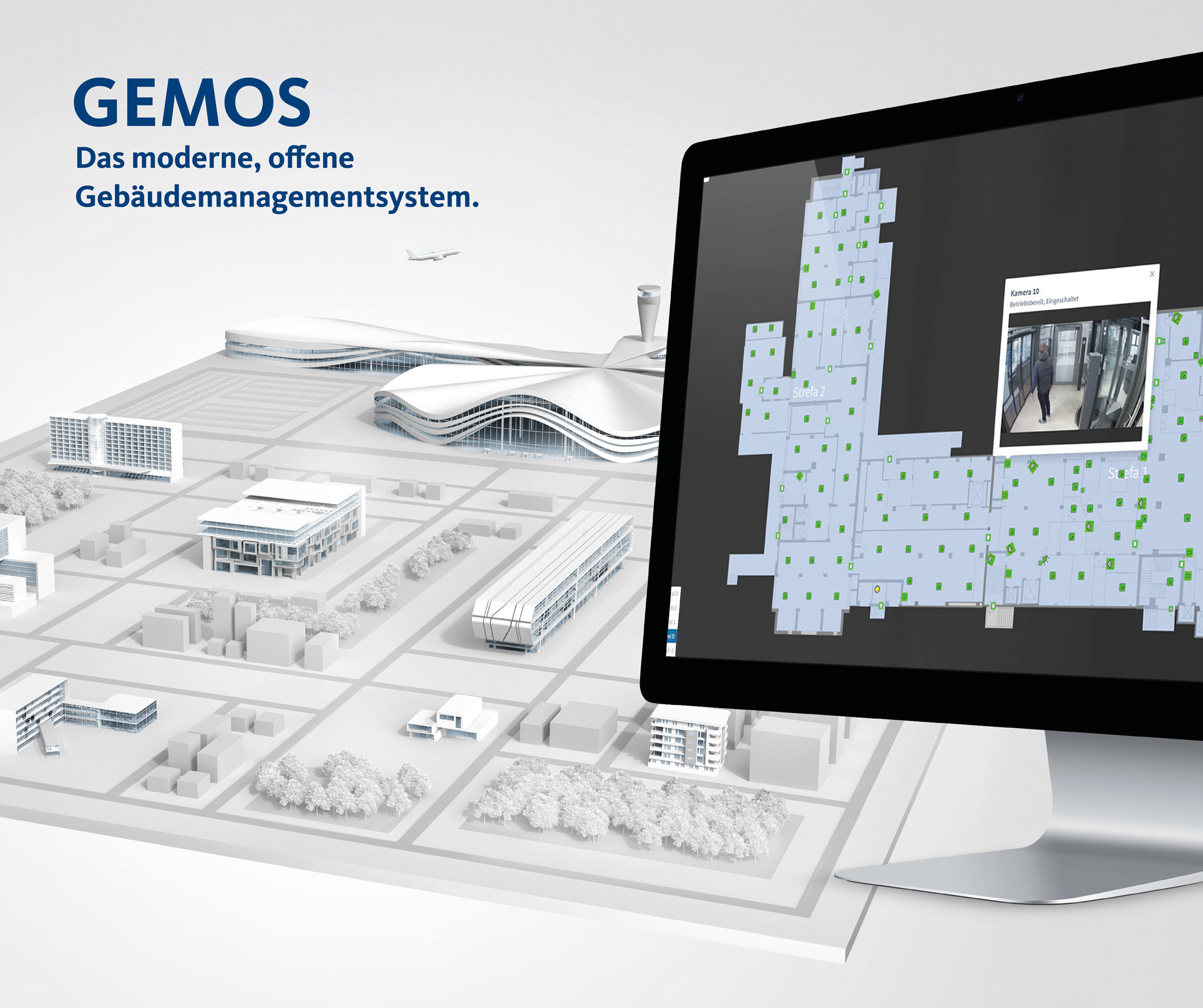 Modernes, herstellerneutrales Gebäudemanagementsystem GEMOS