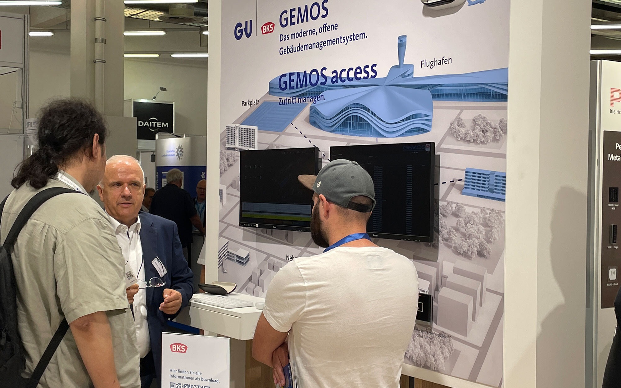 GEMOS access Gebäudemanagementsystem von BKS auf der SicherheitsExpo München 2026