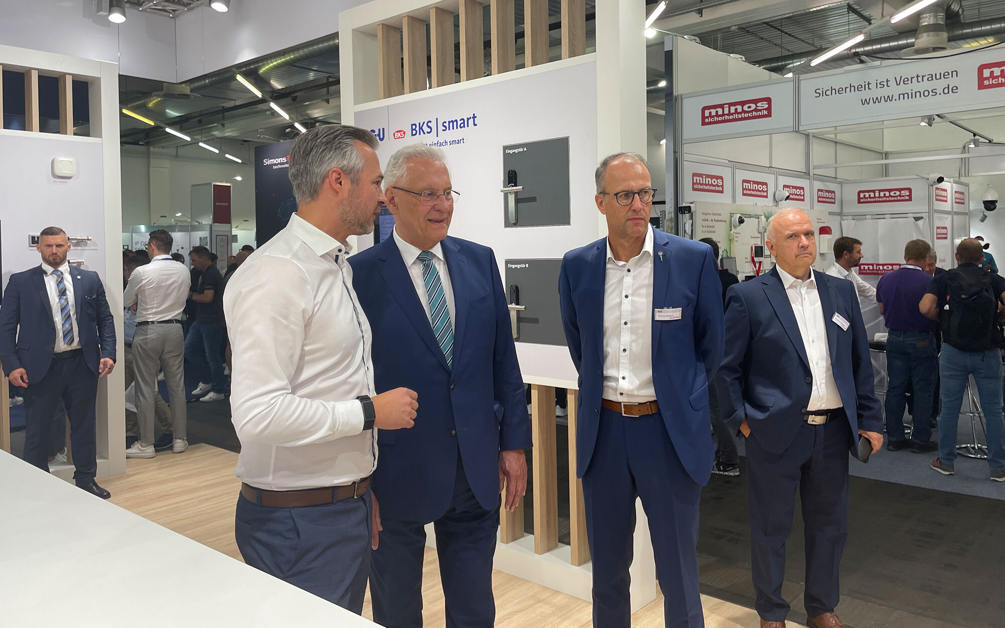 BKS smart Sicherheitstürsystem auf Messe SicherheitsExpo München