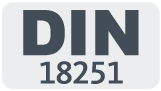 Pictogram for DIN standard DIN 18251