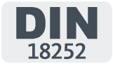 Pictogram for DIN standard DIN 18252