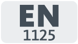 Piktogramm zu EN-Norm EN 1125