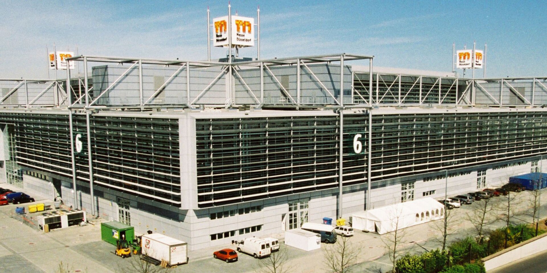 Außenansicht Messe Düsseldorf Halle 6