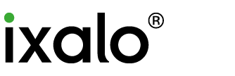 ixalo – Logo-Variante mit Registered-Zeichen